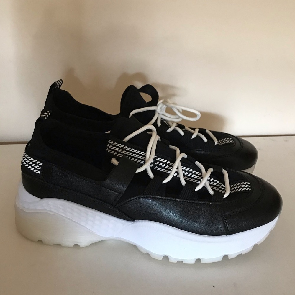 Beautiful black sneakers.